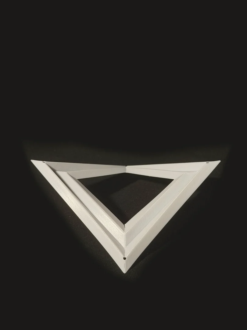 The same plane folded into shape